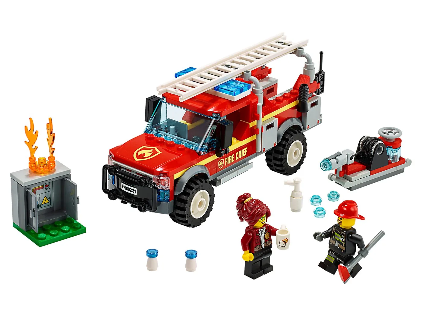LEGO 60231 Camion d'Intervention du Chef des Pompiers - prix | Brick Broker
