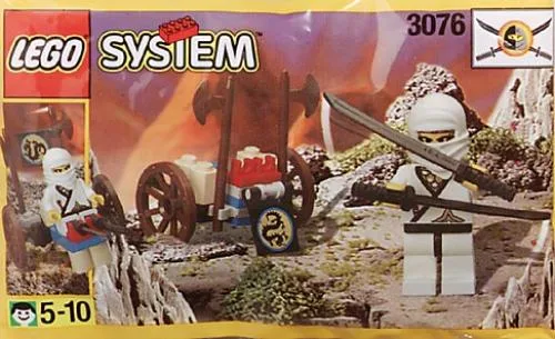 LEGO 3076 Chariot d'attaque du Ninja blanc - prix | Brick Broker