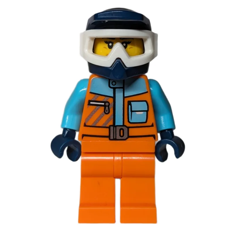 Arctic Explorer, Orange Suit, Helmet — dans quels sets LEGO ? (fig-017039) | Brick Broker