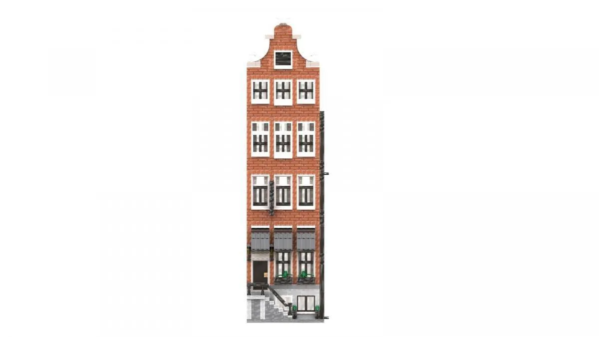 BlueBrixx Façade de maison néerlandaise Amstel 4 (BB-104915) - prix | Brick Broker