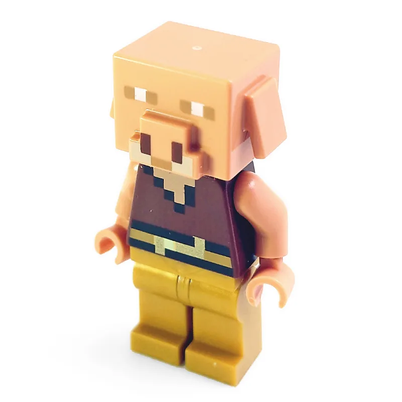 Piglin, Pearl Gold Legs — dans quels sets LEGO ? (fig-012654) | Brick Broker