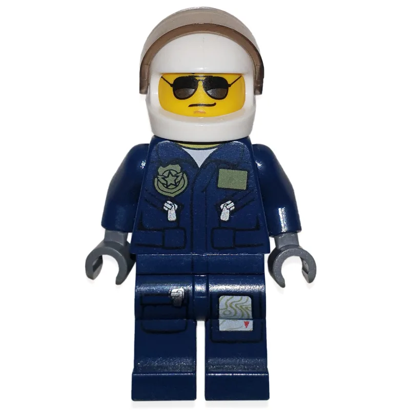 Policeman, Dark Blue Jacket with Pockets and… — minifigurine LEGO | Brick Broker