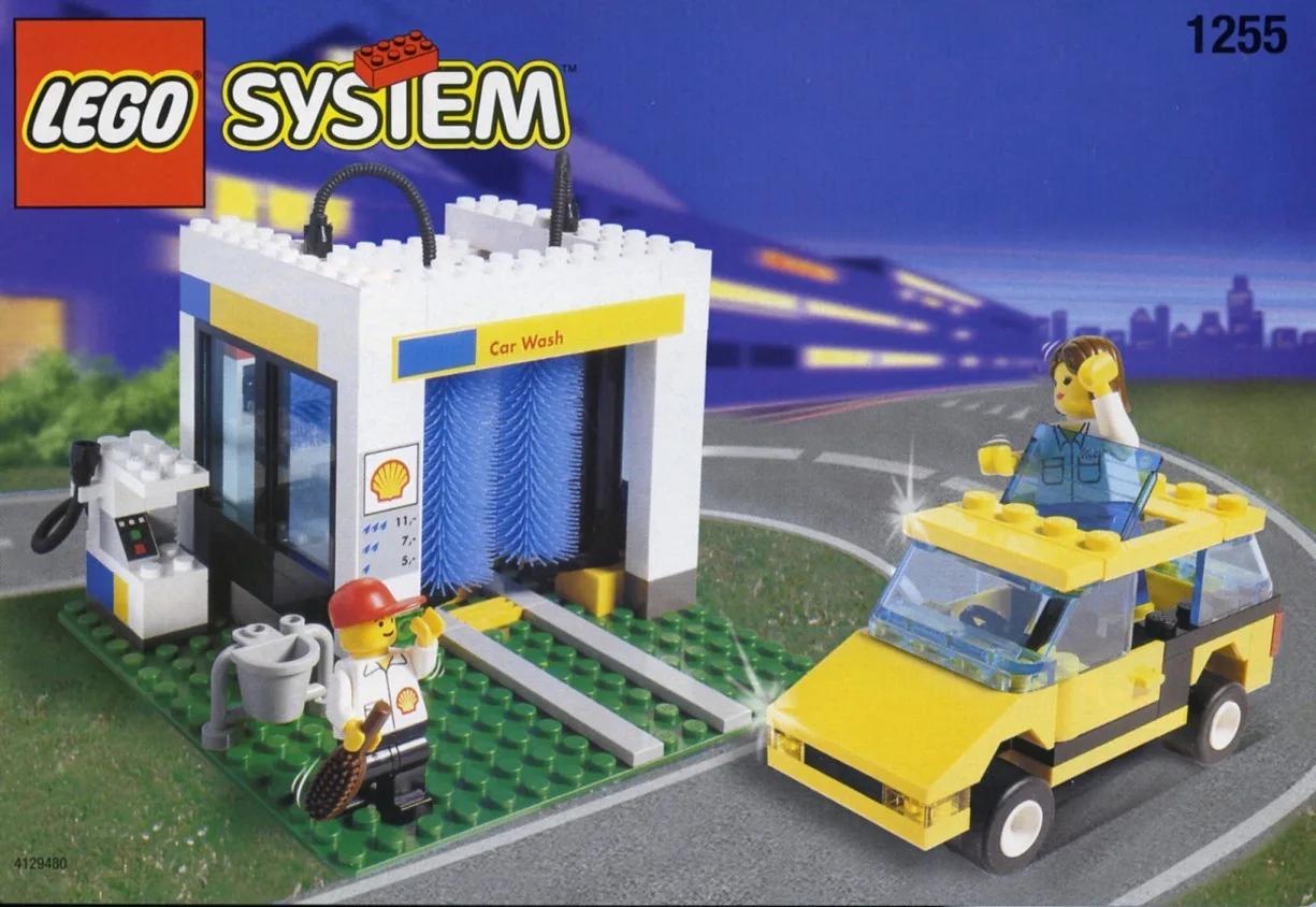 LEGO 1255 Station de lavage Shell - prix | Brick Broker