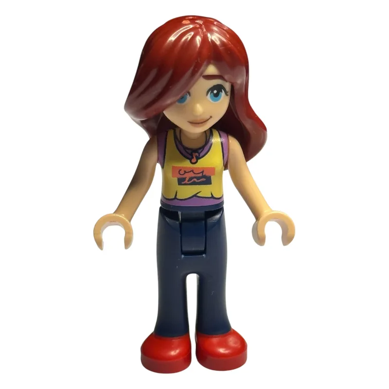 Paisley, Bright Light Yellow Top, Dark Blue P… — minifigurine LEGO | Brick Broker