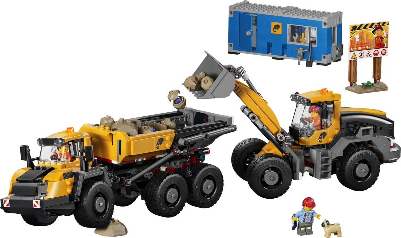 LEGO 60494 Camion benne & Chargeuse sur pneus - prix | Brick Broker