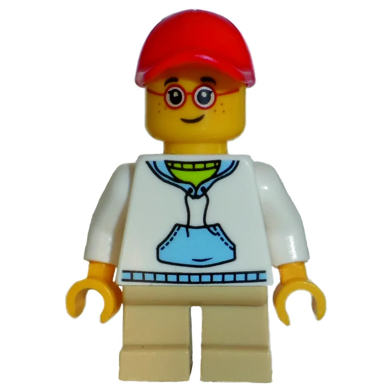 Kid - White Torso, Tan Legs, Red Cap — dans quels sets LEGO ? (fig-007661) | Brick Broker
