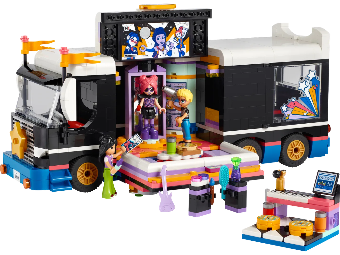 LEGO 42619 Bus de Tournée de Pop Star - prix | Brick Broker