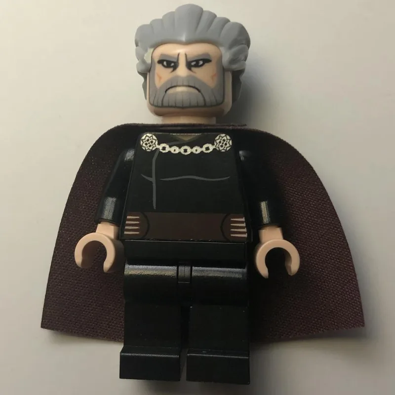 Count Dooku, Light Bluish Gray Hair — dans quels sets LEGO ? (fig-002047) | Brick Broker