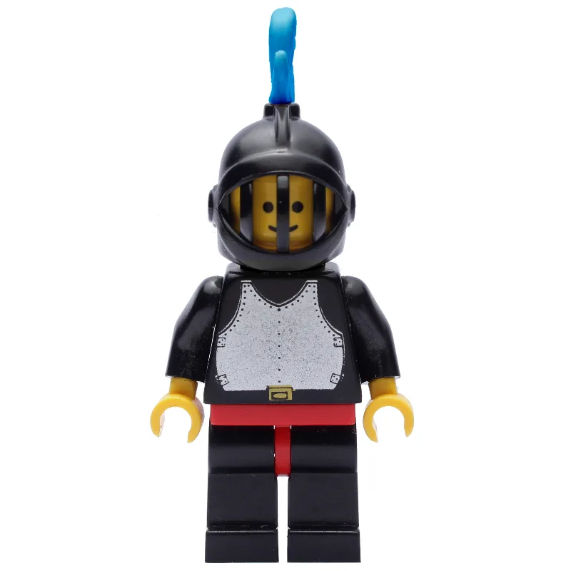 Knight (Breastplate on Black) - Black Legs, B… — minifigurine LEGO | Brick Broker