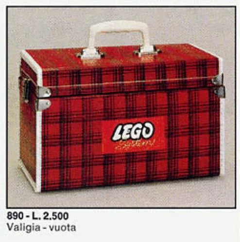LEGO 890 Boîte de Rangement Verrouillable, Vide - prix | Brick Broker