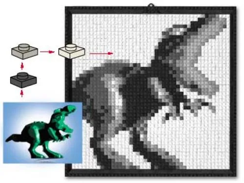 Mosaïque LEGO Dino (k34432-1) - prix et où acheter | Brick Broker
