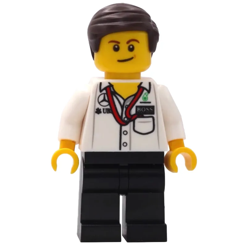 Team Manager, Mercedes — dans quels sets LEGO ? (fig-007544) | Brick Broker