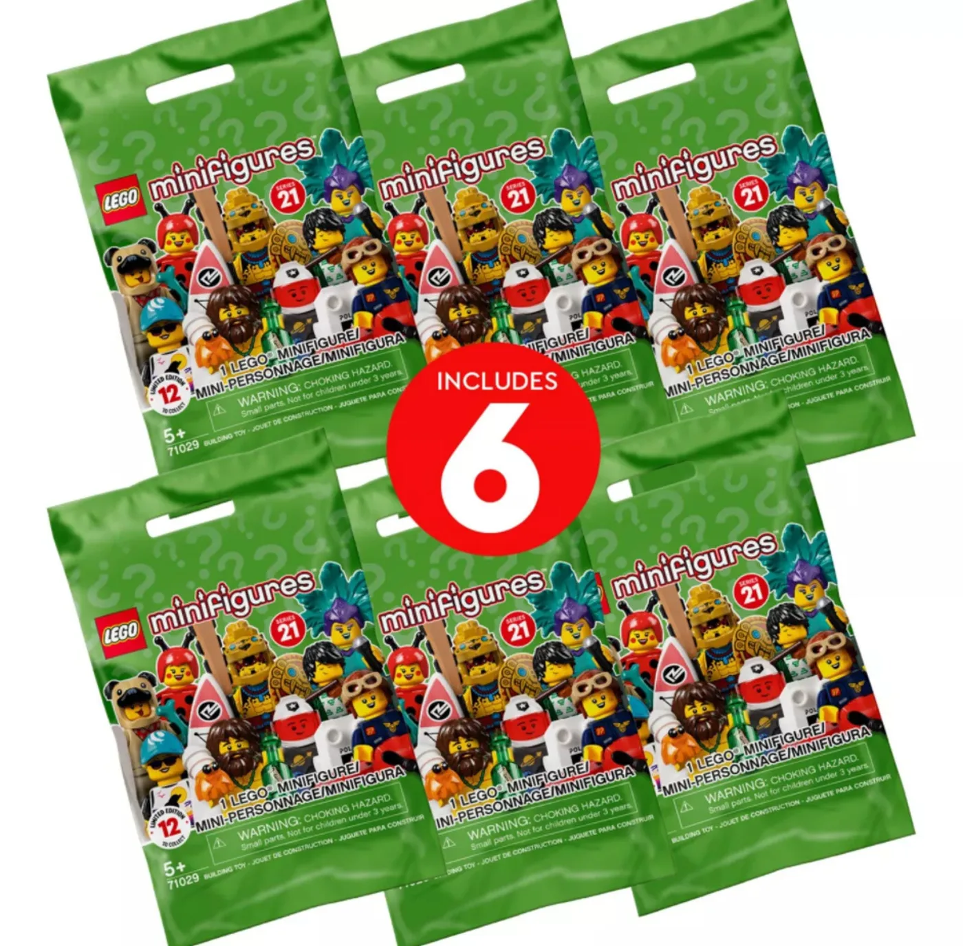 LEGO 66657 Série 21 - Pack de 6 - prix et où acheter | Brick Broker