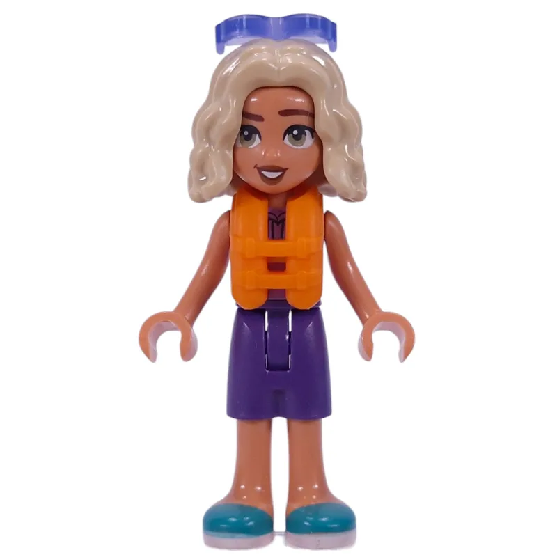 Nova - Lavender Top, Dark Purple Shorts, Life… — minifigurine LEGO | Brick Broker