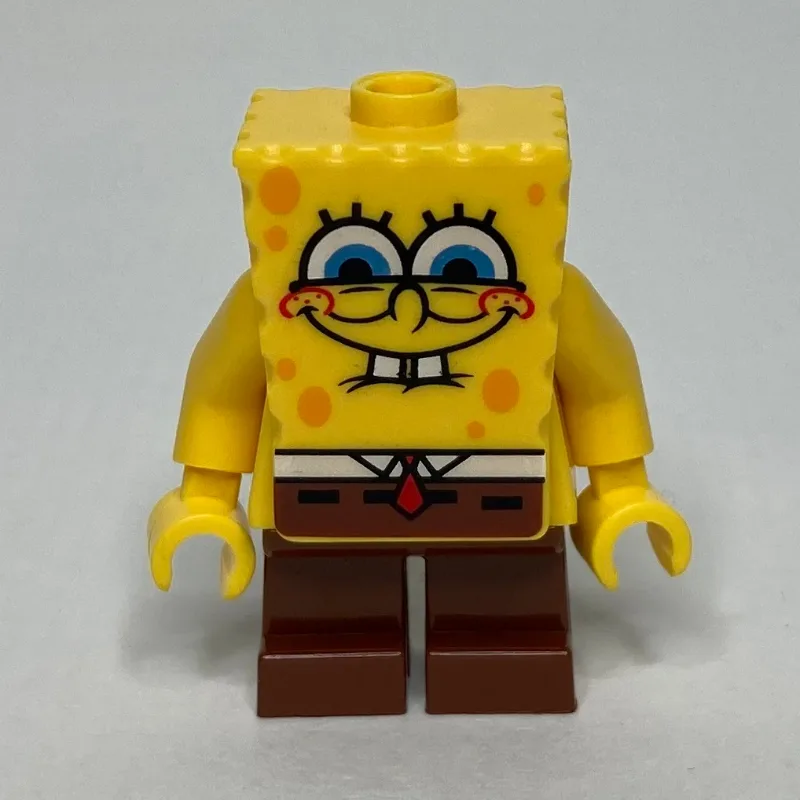SpongeBob Squarepants with Smile and Red Chee… — minifigurine LEGO | Brick Broker