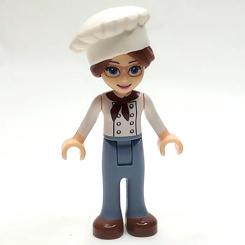 Lillie - White Jacket, Sand Blue Trousers, Ch… — minifigurine LEGO | Brick Broker