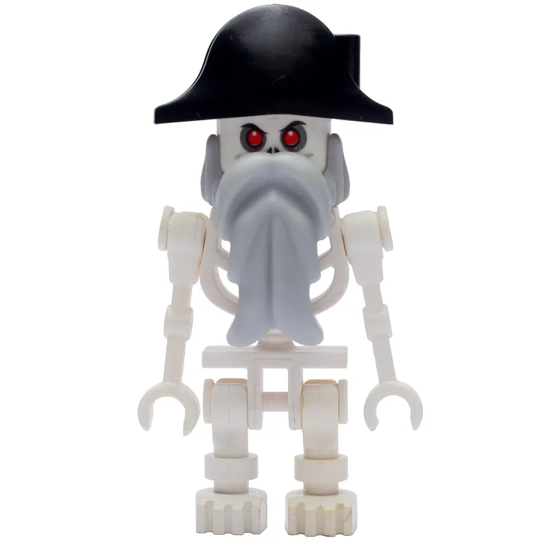 Skeleton, Red Eyes, Bicorne Hat, Light Bluish… — minifigurine LEGO | Brick Broker