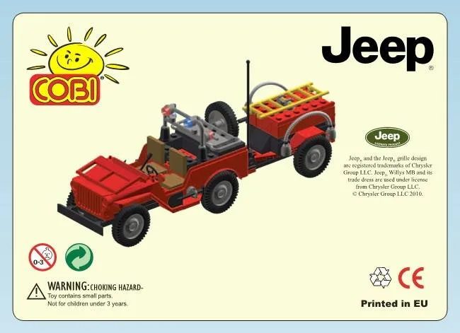 COBI Willys MB Brigade de pompiers (COBI-1431) - prix | Brick Broker
