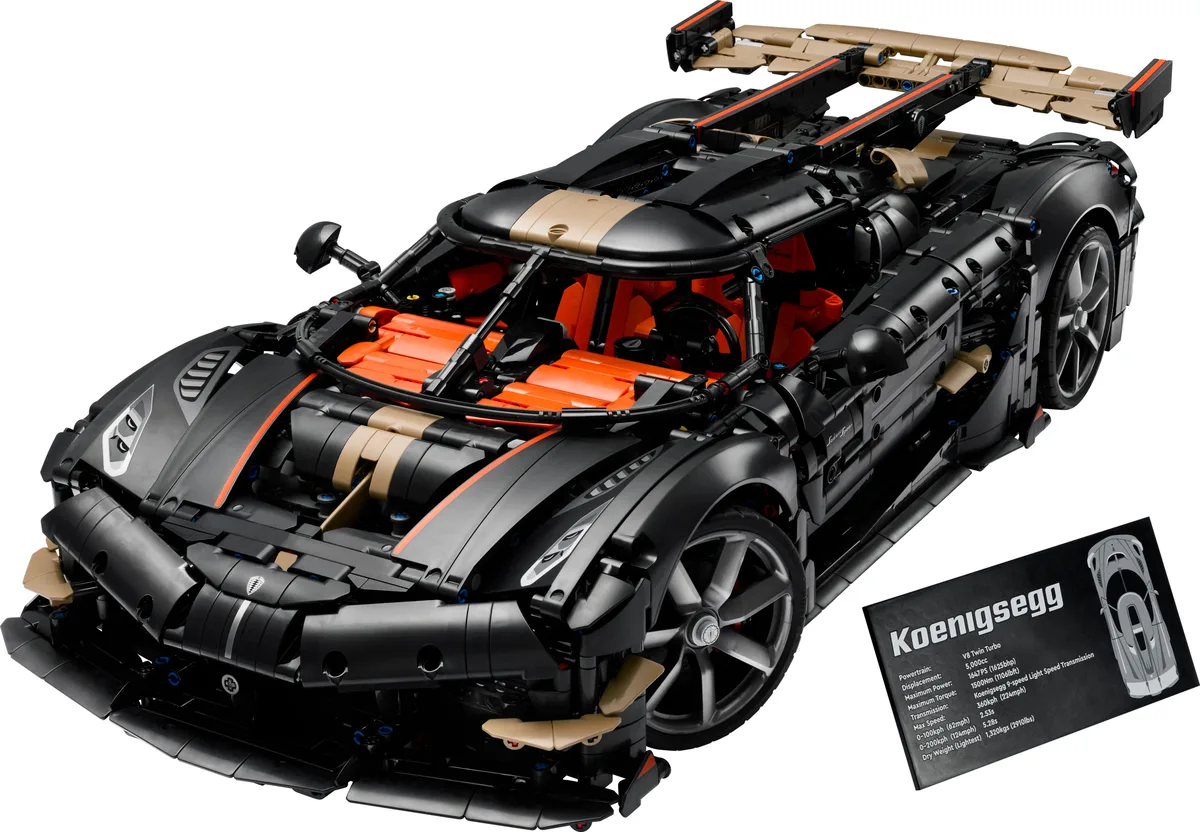 LEGO 42232 La lance Sadair de Koenigsegg - prix | Brick Broker