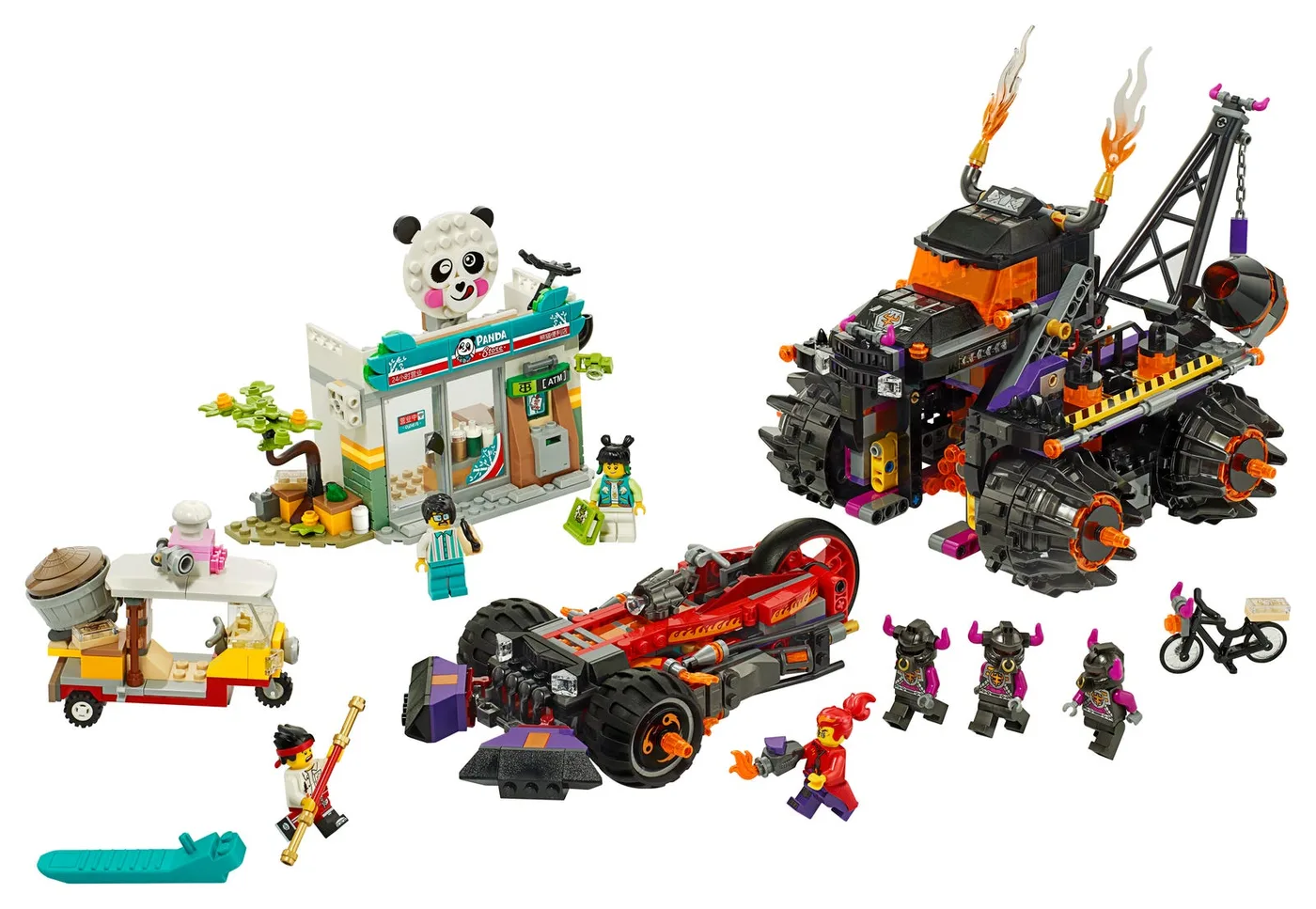 LEGO 80011 Le camion infernal de Red Son - prix | Brick Broker