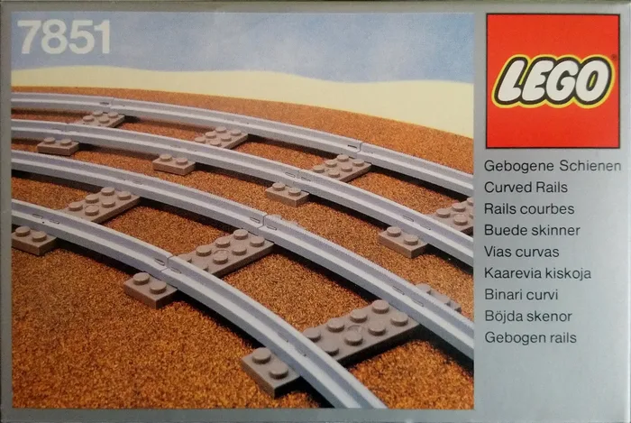 LEGO 7851 8 Rails Courbes - prix et où acheter | Brick Broker