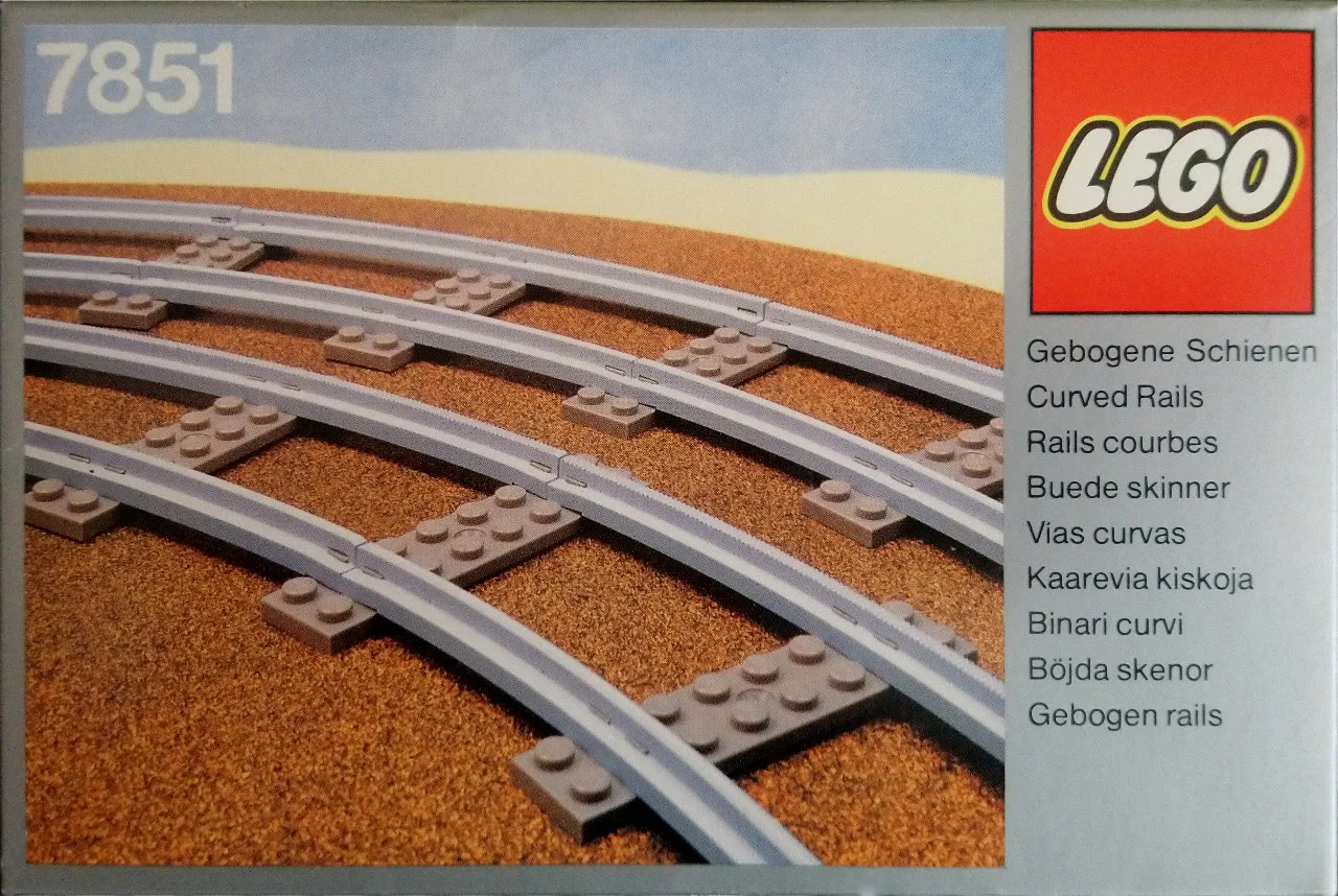 LEGO 7851 8 Rails Courbes - prix et où acheter | Brick Broker
