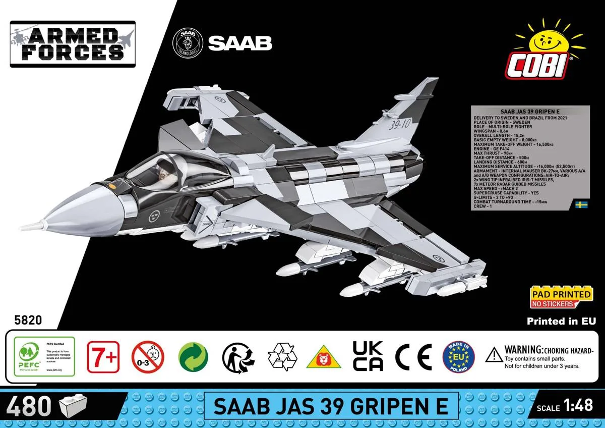 COBI Saab JAS 39 Gripen E (COBI-5820) - prix | Brick Broker