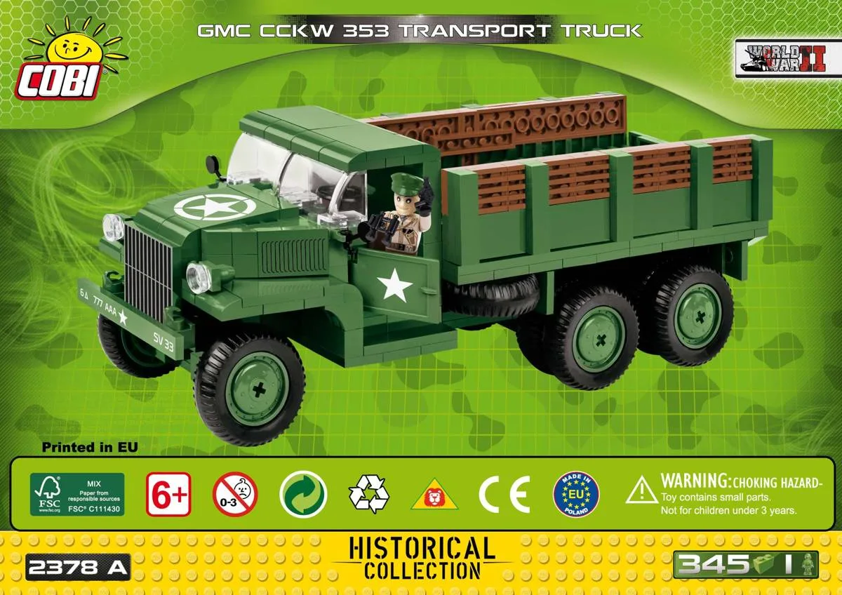COBI Camion de Transport GMC CCKW 353 (COBI-2378A) - prix | Brick Broker
