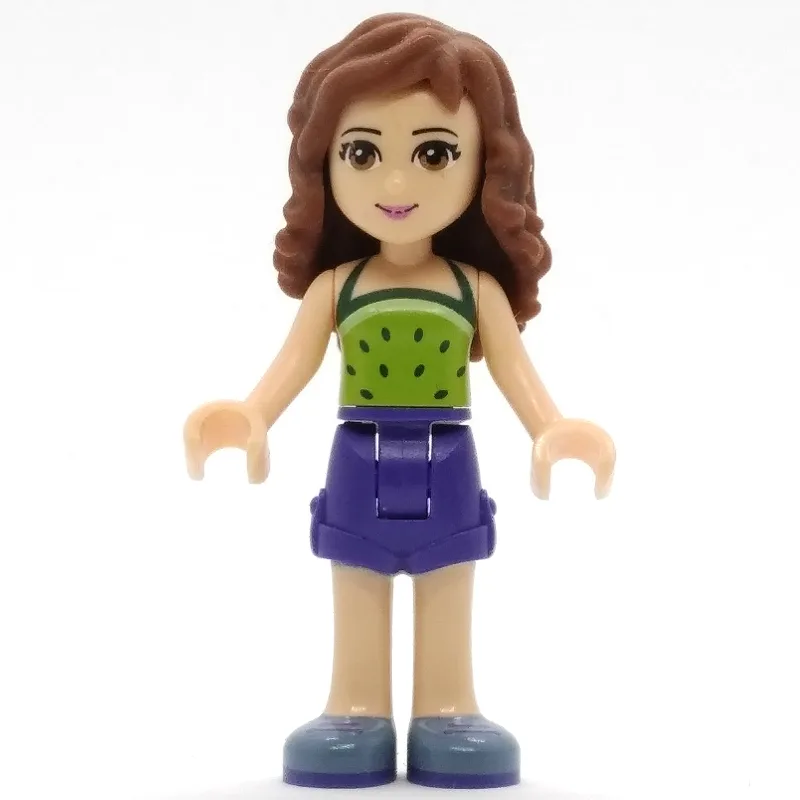 Olivia - Lime Top, Dark Purple Skirt — dans quels sets LEGO ? (fig-002408) | Brick Broker