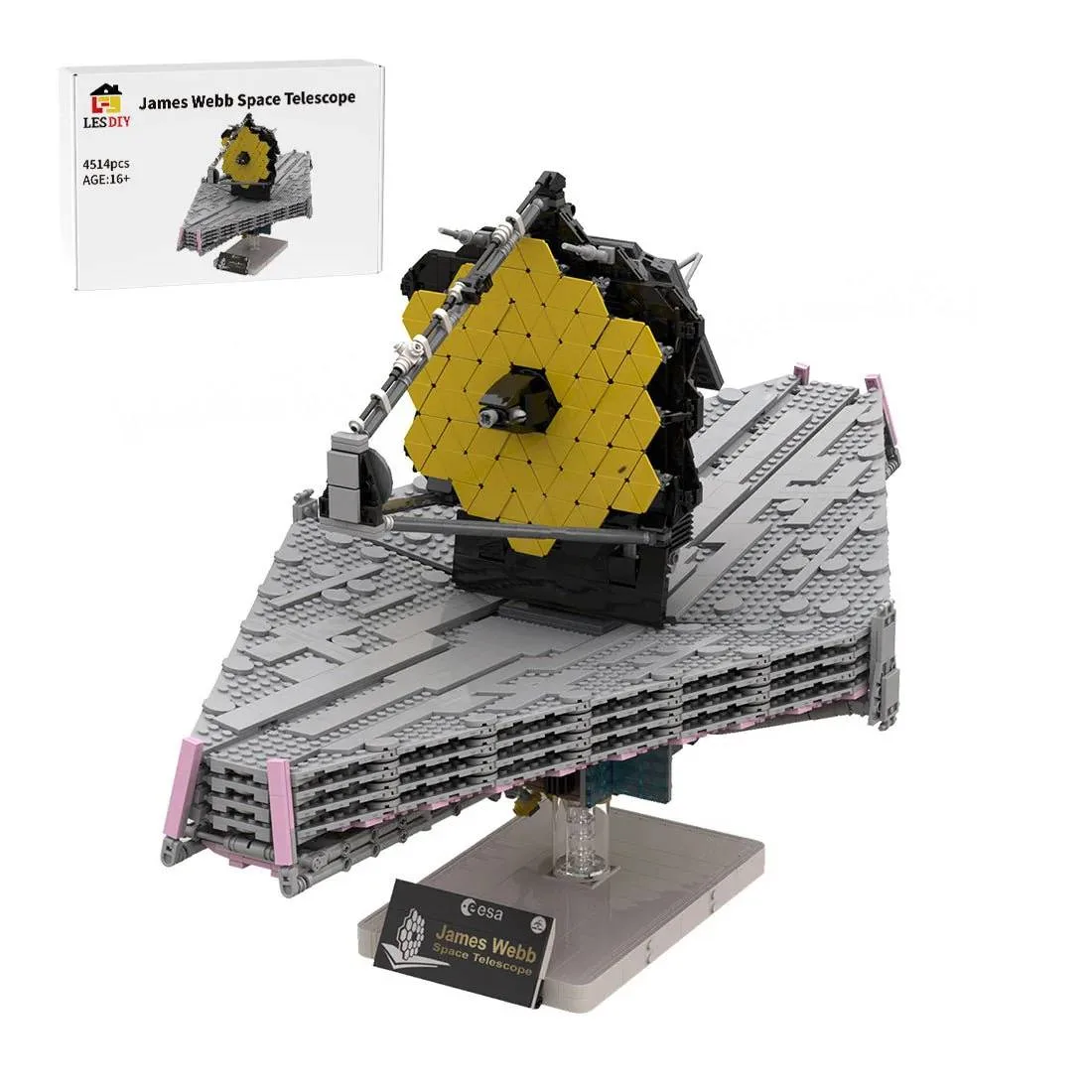 LesDiy Télescope Spatial James Webb 1/25 (LESDIY-3424406) - prix | Brick Broker