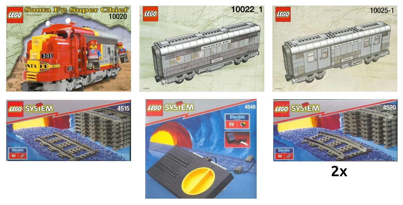 LEGO Kit de démarrage Santa Fe (K10020-1) - prix | Brick Broker