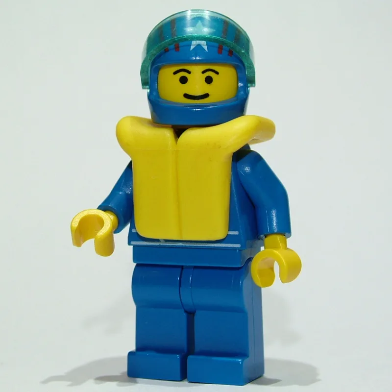 Racer, Blue Jacket with Octan Logo, Blue Legs… — minifigurine LEGO | Brick Broker
