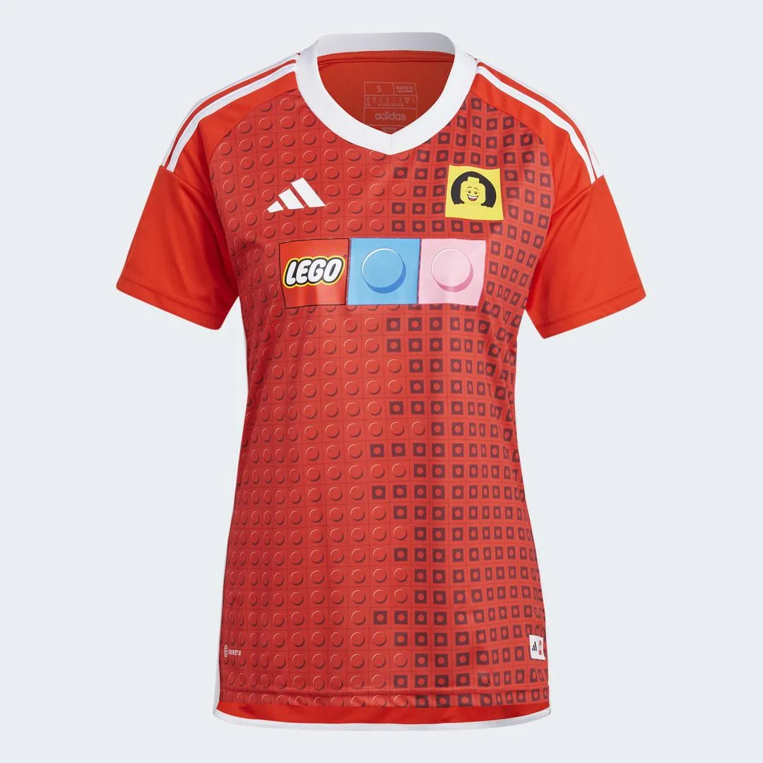 Maillot domicile adidas x LEGO pour femmes (HR4321-1) - prix | Brick Broker