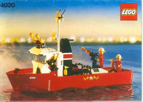 LEGO 4020 Bateau de lutte contre les incendies - prix | Brick Broker