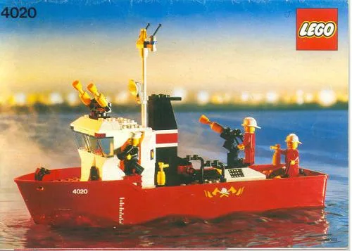 LEGO 4020 Bateau de lutte contre les incendies - prix | Brick Broker
