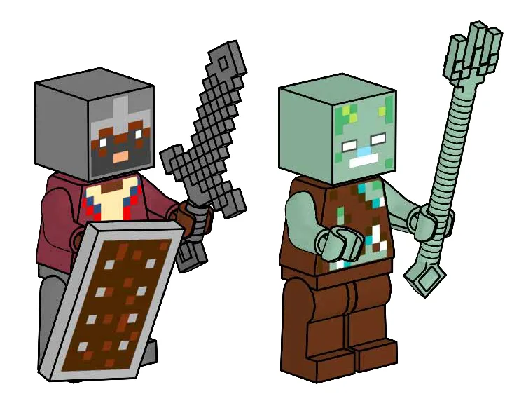 LEGO 662405 Chevalier de Netherite et Zombie - prix | Brick Broker