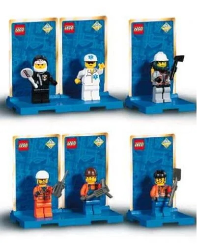 LEGO Packs de 2 minifigurines du centre-ville (TOMINIFIGS-1) - prix | Brick Broker