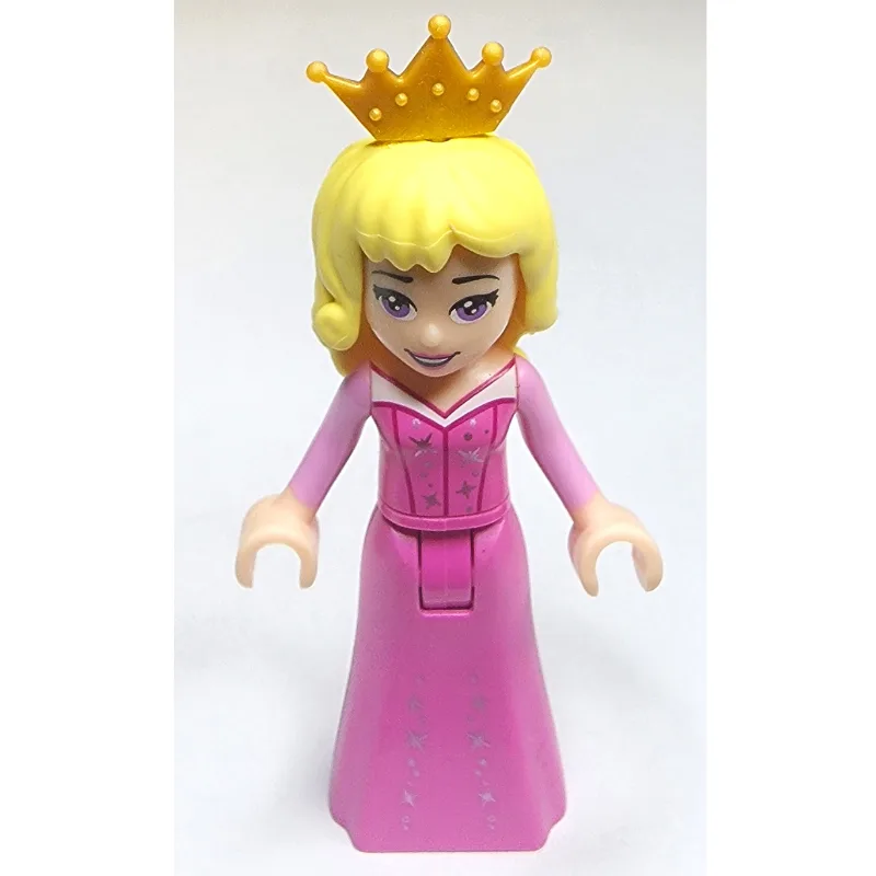 Aurora - Dark Pink Dress, Silver Decoration,… — minifigurine LEGO | Brick Broker