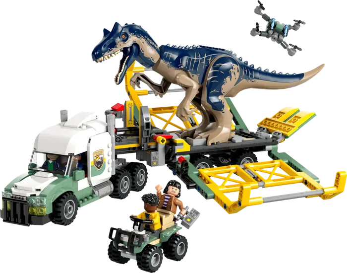 LEGO 76966 Missions Dinosaures : Camion de Transport d'Allosaure - prix | Brick Broker