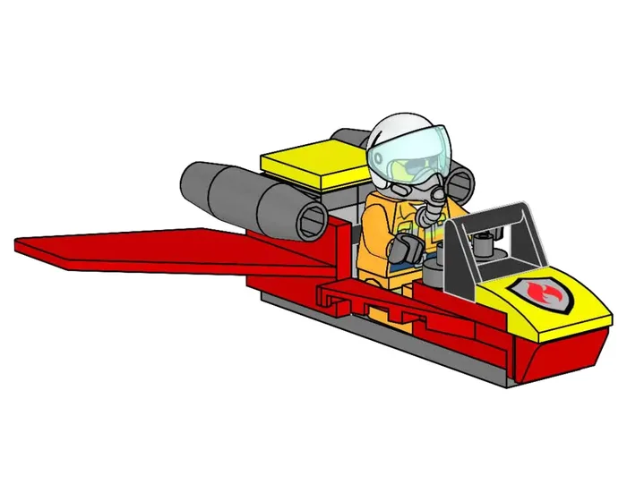 LEGO 952209 Jet de pompier d'Allie Aires - prix | Brick Broker