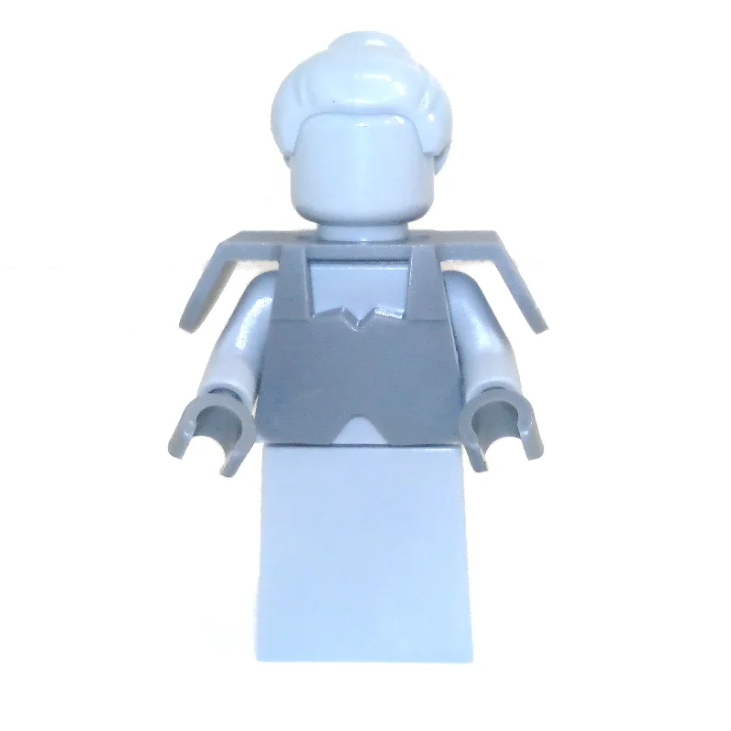 Statue - Lilly Light Bluish Gray Hair in Bun — minifigurine LEGO | Brick Broker
