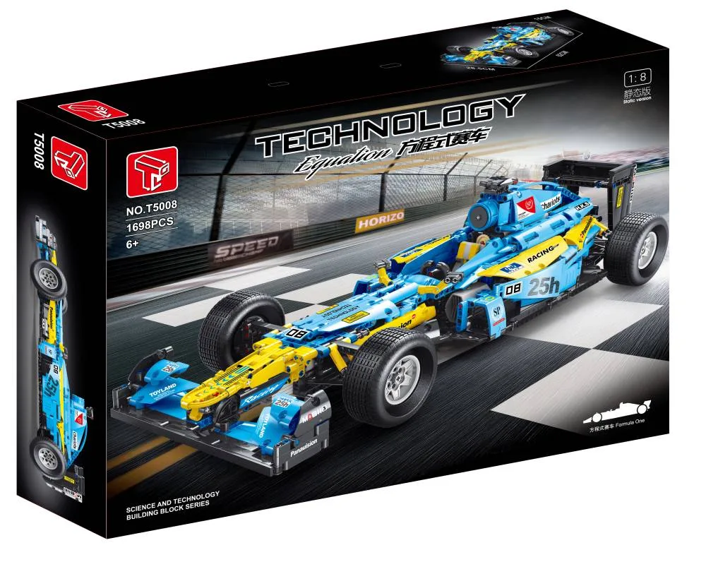 TaiGaoLe Formule 1 bleu clair/jaune (TGL-T5008) - prix | Brick Broker