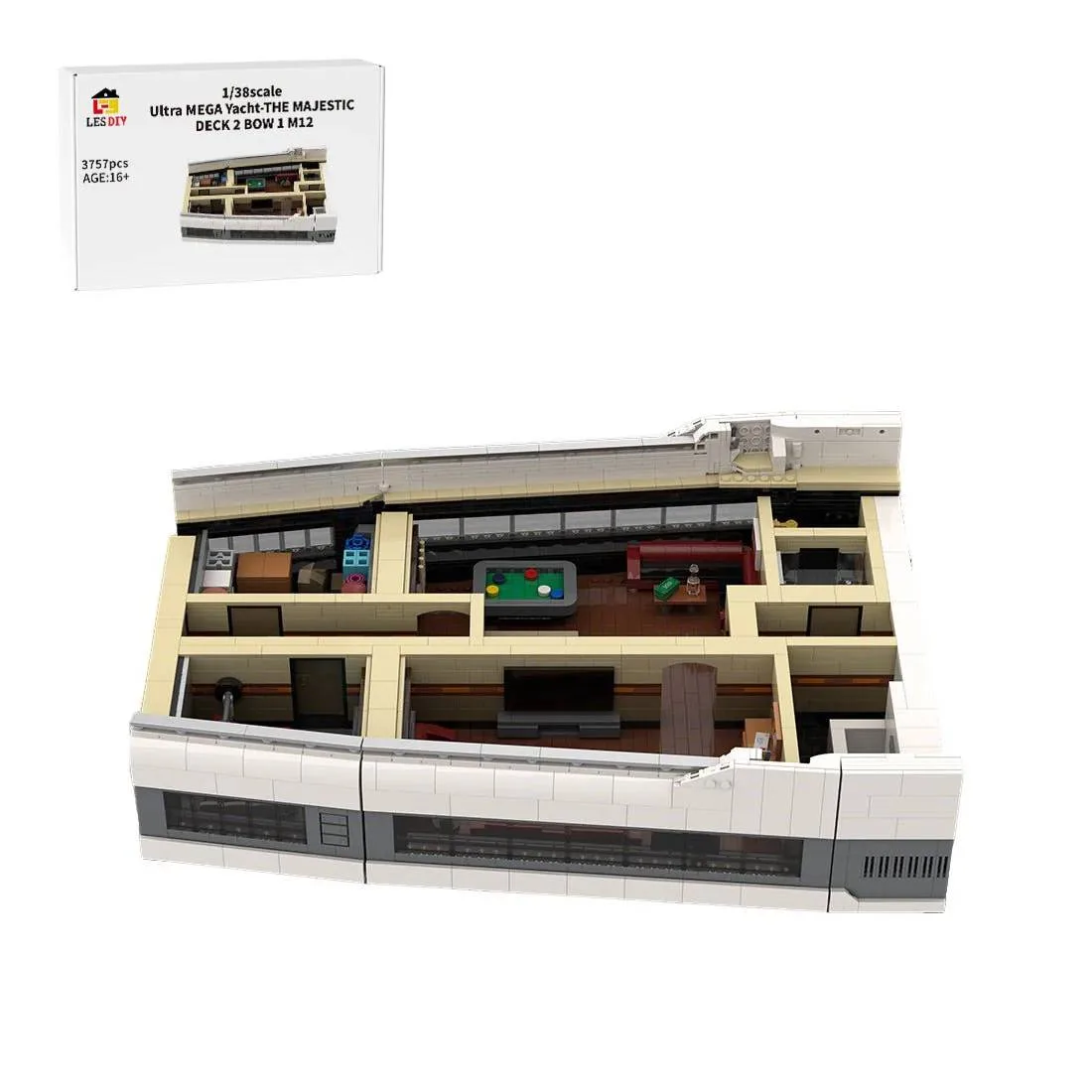 LesDiy Ultra MEGA Yacht - Partie 5 Module 12 Pont 2 Proue 1 (LESDIY-3655875) - prix | Brick Broker