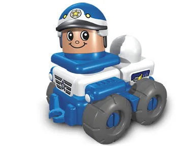 LEGO 3698 Voiture de police amicale (Explore) - prix | Brick Broker