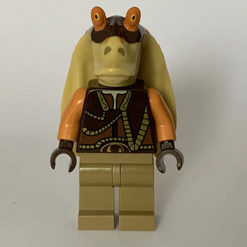 Gungan Warrior, Dark Tan Legs, Dark Brown Han… — minifigurine LEGO | Brick Broker