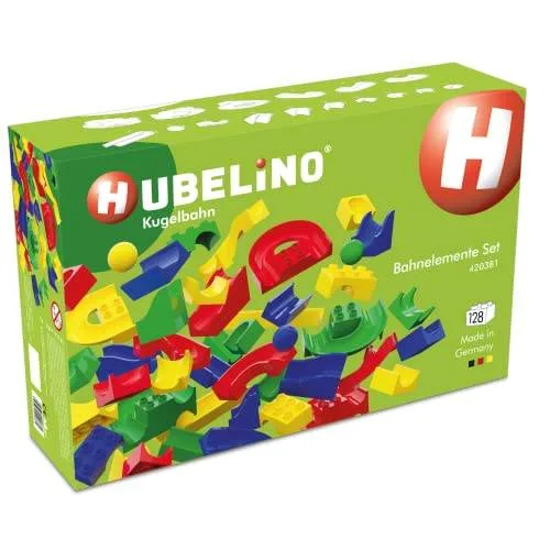 Hubelino Ensemble d'éléments de piste à bille de 128 pièces (HUBELINO-420381) - prix | Brick Broker