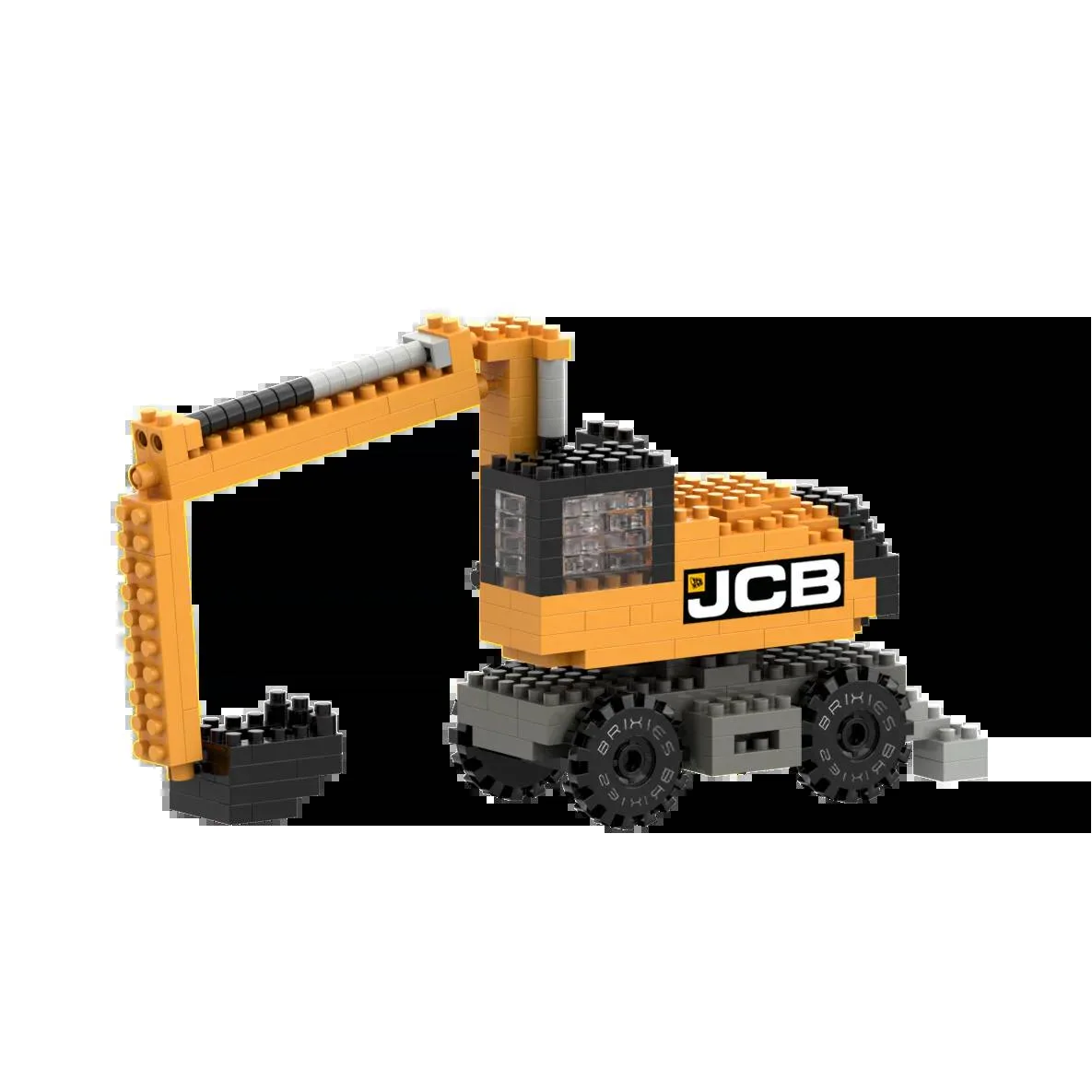 BRIXIES Excavatrice sur pneus JCB (BRIXIES-250.008) - prix | Brick Broker