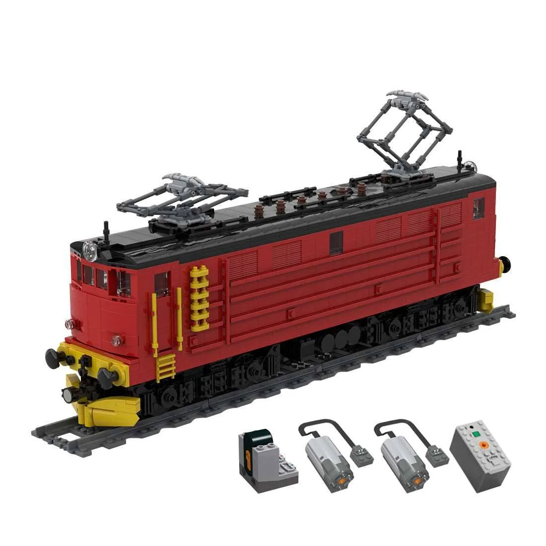 LesDiy Locomotive électrique à bogies EL11 Kleembausteine (LESDIY-3547442) - prix | Brick Broker