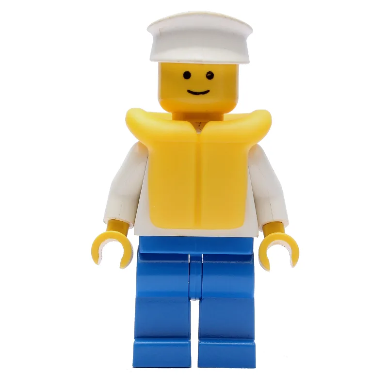 White Torso with Anchor, Blue Legs, White Hat… — minifigurine LEGO | Brick Broker