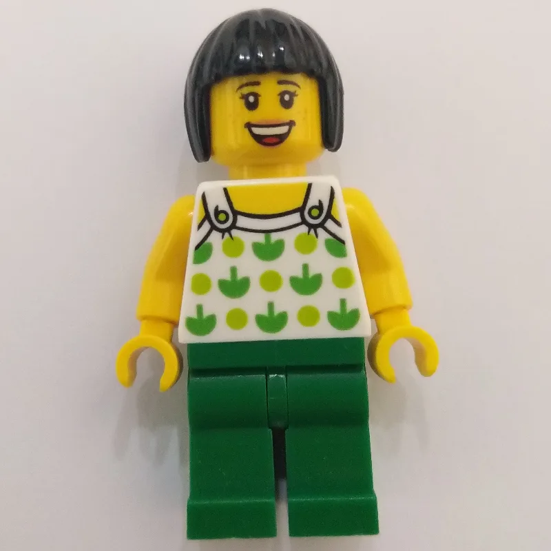 White Torso, Green Legs, Black Hair — dans quels sets LEGO ? (fig-007663) | Brick Broker